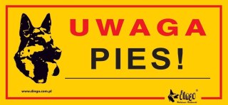 Dingo Metalowa Tabliczka Ostrzegawcza "Uwaga Pies" Dingo