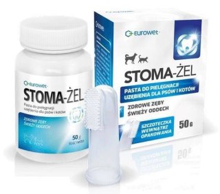 Eurowet Stoma Żel + Szczoteczka Do Zębów 50g Eurowet