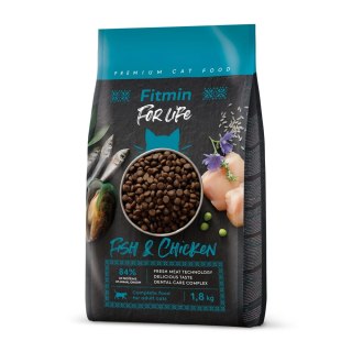 Fitmin Cat For Life Adult Fish And Chicken 1,8kg Fitmin