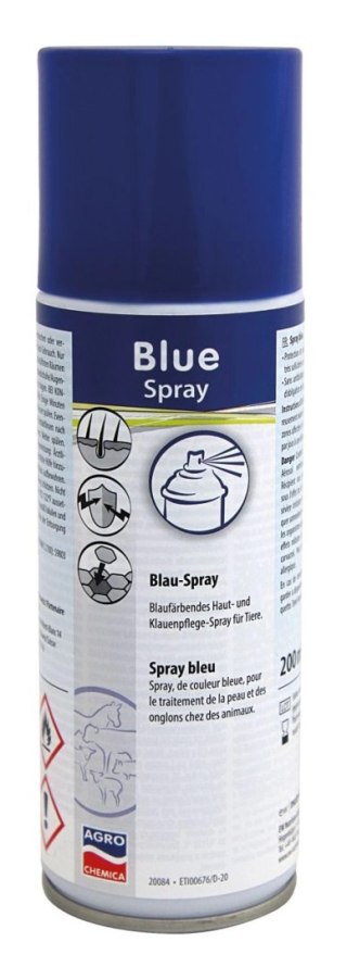 Kerbl Niebieski Koloryzujący Spray Do Pielęgnacji Skóry Kopyt I Racic 200ml Kerbl
