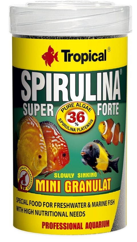 Tropical Super Spirulina Forte Mini Granulat 100ml Tropical Tropical Super Spirulina Forte Mini Granulat 100ml Tropical