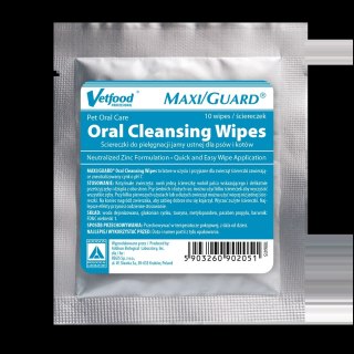 VETFOOD Maxi/Guard Oral Cleansing Wipes 10szt Vetfood