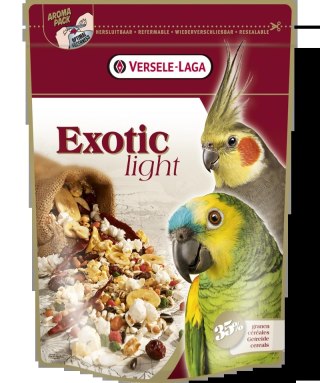 Versele-Laga Exotic Light - Mieszanka Z Prażonymi Ziarnami Dla Dużych I Średnich Papug 750g Versele-Laga