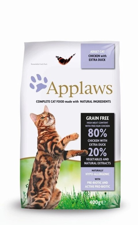 APPLAWS Complete Dry Adult Chicken With Duck 400g Applaws APPLAWS Complete Dry Adult Chicken With Duck 400g Applaws
