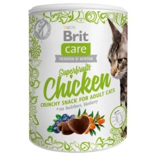 Brit Care Cat Snack Superfruits Chicken 100g Brit