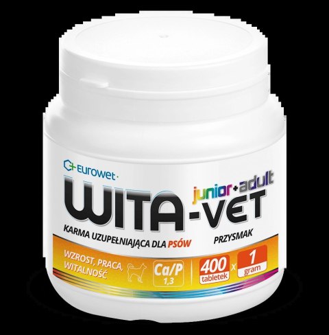 Eurowet Wita-Vet Junior +Aldut 400tab Eurowet Eurowet Wita-Vet Junior +Aldut 400tab Eurowet