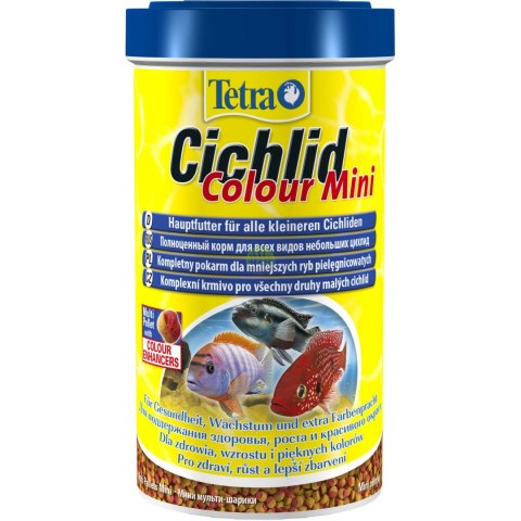 Tetra Pokarm Cichlid Colour Mini 500ml TETRA Tetra Pokarm Cichlid Colour Mini 500ml TETRA
