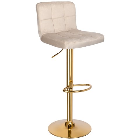Hoker barowy Arako Gold beżowy Velvet Hoker barowy Arako Gold beżowy Velvet