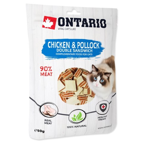 ONTARIO Chicken and Pollock Double Sandwich 50g (213-51312)