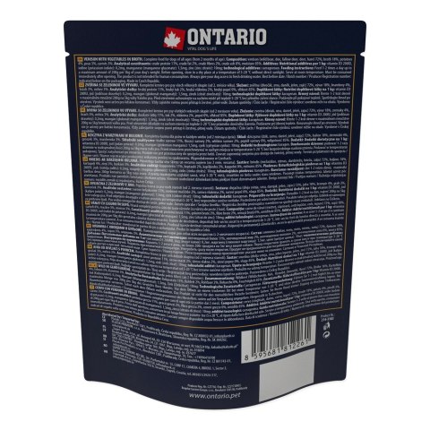 ONTARIO Saszetka Dziczyzna z warzywami w bulionie 300g (214-3383)