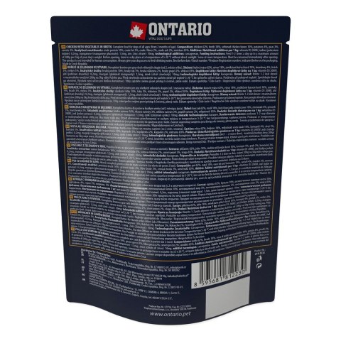 ONTARIO Saszetka Kurczak z warzywami w bulionie 300g (214-3333)