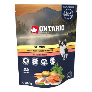 ONTARIO Saszetka Łosoś z warzywami w bulionie 300g (214-3398)