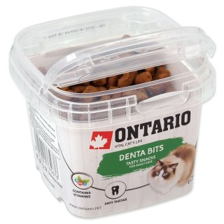 ONTARIO Snack Denta Bits 75g / Przysmak funkcjionalny dla kotów czyszcząc zęby 75g (213-5410)