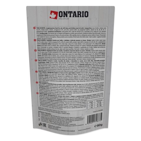 ONTARIO saszetka tuńczyk w rosole 80g (213-3072)