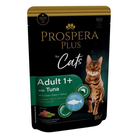 PROSPERA Plus Saszetka Adult 1+, Tuńczyk, Groszek 85g (1513-10102)
