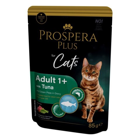 PROSPERA Plus Saszetka Adult 1+, Tuńczyk, Groszek 85g (1513-10102)