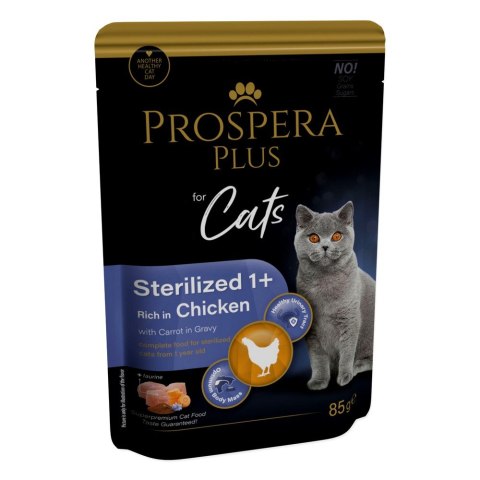 PROSPERA Plus Saszetka sterylizowany 1+, kurczak, marchew 85g (1513-10108)