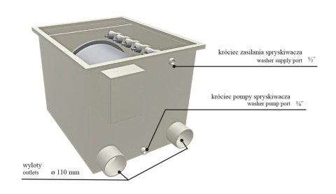 DRUMI filtr bębnowy wstępny Happet F129 DRUMI filtr bębnowy wstępny Happet F129