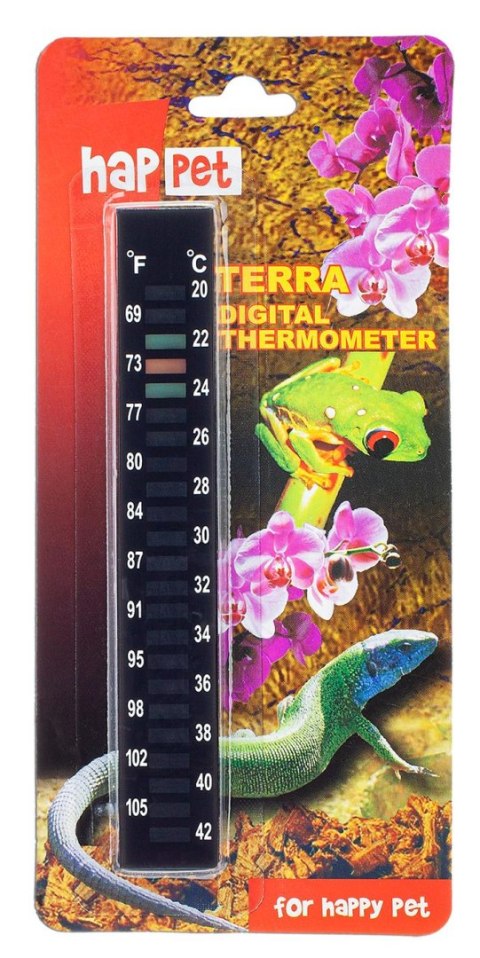 Termometr do terrarium Happet samoprzylepny Termometr do terrarium Happet samoprzylepny