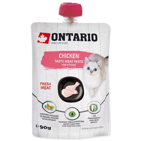 ONTARIO Kitten Chicken Fresh Meat Paste opak. 8x90g (213-523081)