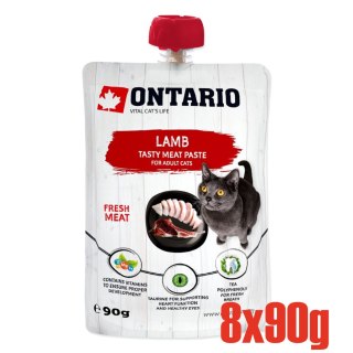 ONTARIO Lamb Fresh Meat Paste opak. 8x90g (213-526131)