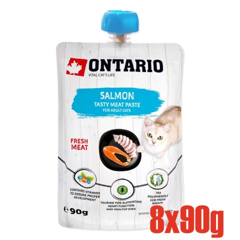 ONTARIO Salmon Fresh Meat Paste opak. 8x90g (213-527131)