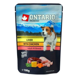 ONTARIO saszetka wątróbka z Kurczakiem w rosole opak. 10x100g (214-30330)