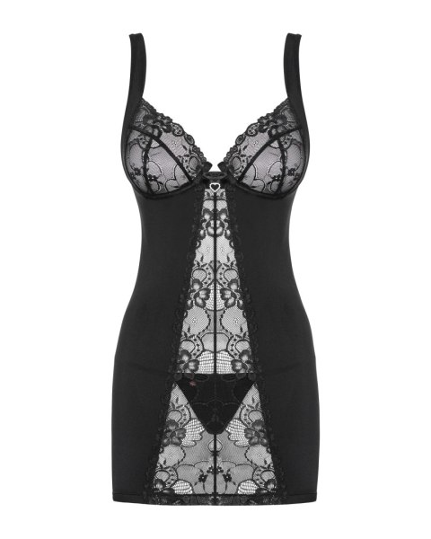 Koszulka Heartina Chemise Czarna + stringi GRATIS! Koszulka Heartina Chemise Czarna + stringi GRATIS!