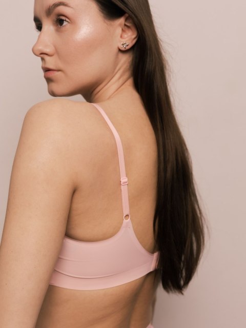 Biustonosz Simple t-shirt Bra Różowy