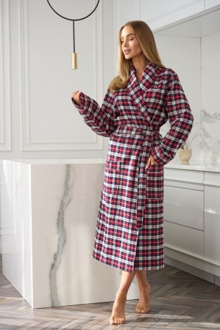 Szlafrok 2511 Roxy Długi Czerwony