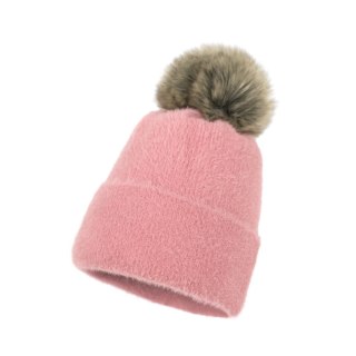 Czapka Soft Fluff Różowa