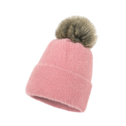 Czapka Soft Fluff Różowa