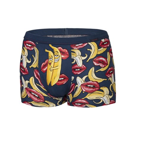 Bokserki Bananas 010/70 Jeans-Red-Yellow Bokserki Bananas 010/70 Jeans-Red-Yellow