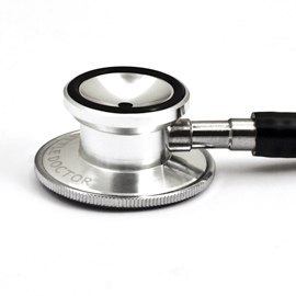 LD Prof - II Stetoskop pediatryczny czarny/dwugłowicowy/