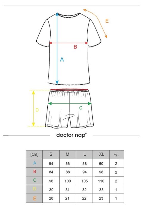 PIŻAMA DAMSKA PM 5212 KR DOCTOR NAP PIŻAMA DAMSKA PM 5212 KR DOCTOR NAP
