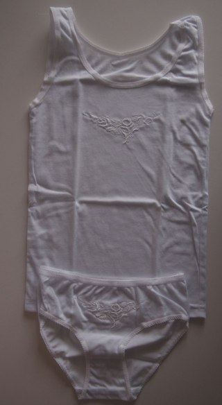 KOMPLET KOMUNIJNY HAFT R.128-146 SALE M HAJDAN