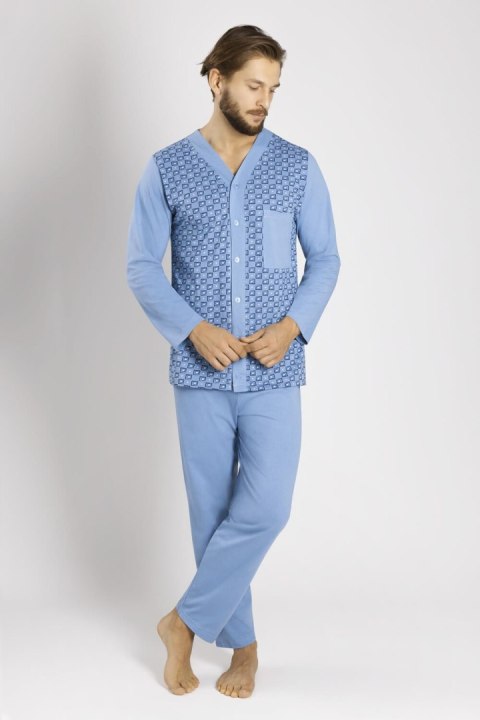PIŻAMA MĘSKA ROZPINANA DR R.4XL-5XL GUCIO PIŻAMA MĘSKA ROZPINANA DR R.4XL-5XL GUCIO