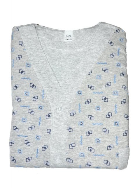 PIŻAMA MĘSKA ROZPINANA DR R.4XL-5XL GUCIO PIŻAMA MĘSKA ROZPINANA DR R.4XL-5XL GUCIO