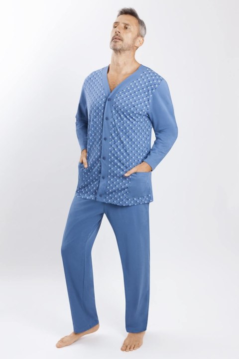 PIŻAMA MĘSKA ROZPINANA DR R.4XL-5XL GUCIO PIŻAMA MĘSKA ROZPINANA DR R.4XL-5XL GUCIO