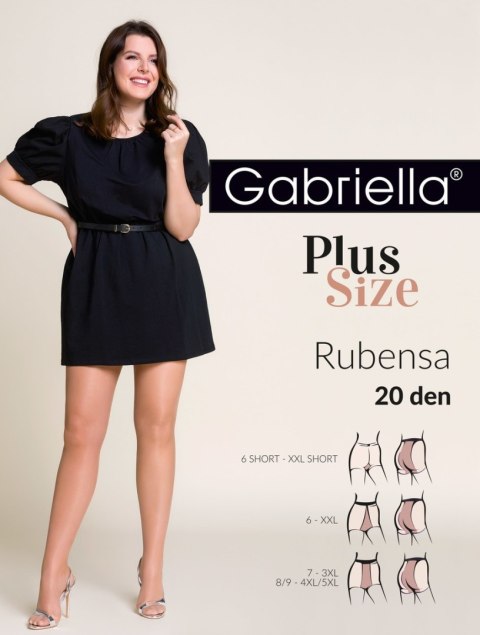 RAJSTOPY RUBENSA PLUS SIZE 20 DEN R.3XXL GABRIELLA RAJSTOPY RUBENSA PLUS SIZE 20 DEN R.3XXL GABRIELLA