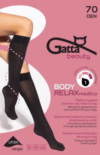 PODKOLANÓWKI RELAXMEDICA 70 DEN GATTA