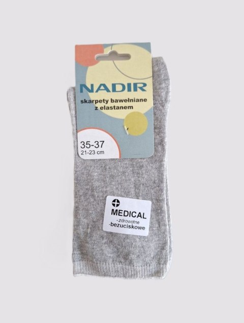SKARPETY BEZUCISKOWE Z ELASTANEM NADIR