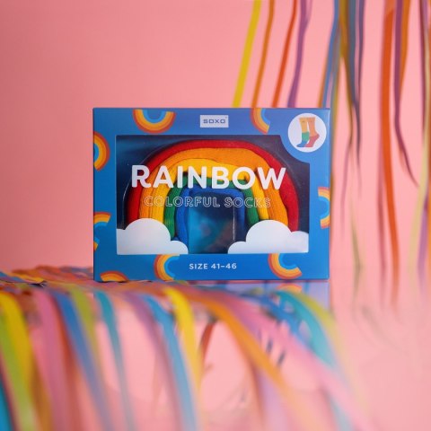 SKARPETY SOXO RAINBOW SOXO SKARPETY SOXO RAINBOW SOXO