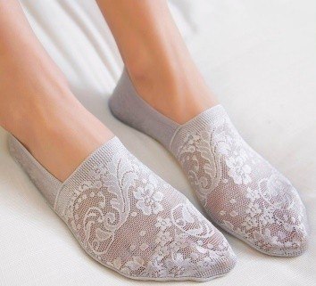 MOKASYNY Z KORONKI ABS 1098 REBEKA MOKASYNY Z KORONKI ABS 1098 REBEKA
