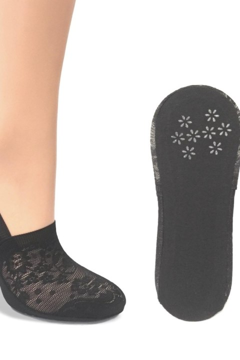 MOKASYNY Z KORONKI ABS 1098 REBEKA MOKASYNY Z KORONKI ABS 1098 REBEKA