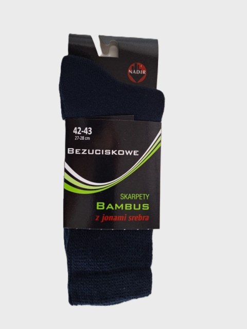 SKARPETY BEZUCISKOWE FROTTE BAMBUS M+ NADIR