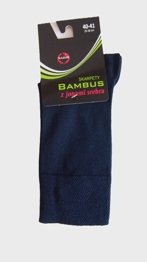 SKARPETY MĘSKIE BAMBUS AG+ NADIR