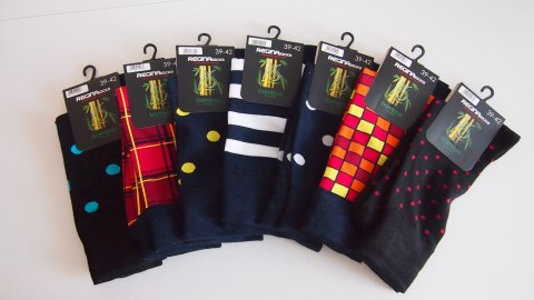 SKARPETY MĘSKIE BAMBUS WZÓR REGINA SOCKS