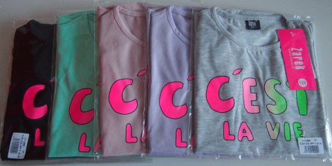 BLUZKA DZIEWCZĘCA C'EST LA VIE KR R.146-152 SALE ŻAREK BLUZKA DZIEWCZĘCA C'EST LA VIE KR R.146-152 SALE ŻAREK