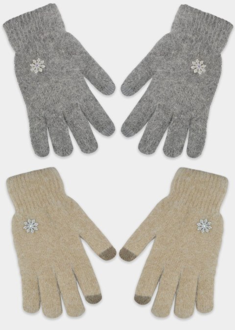 RĘKAWICZKI DAMSKIE RZ058 5P ANGORA NOVITI